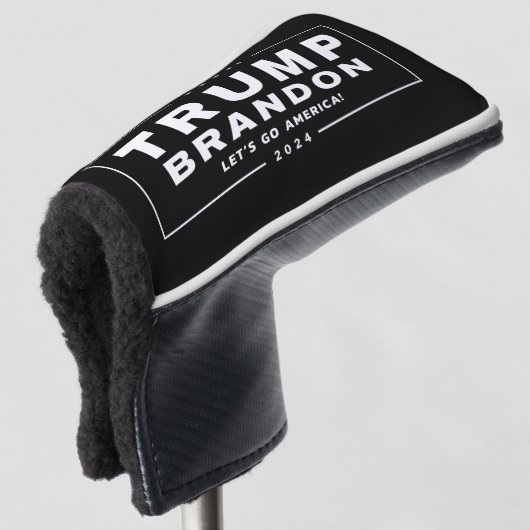 Trump Brandon 2024™ Golf Putter Cover Headcover (3/4 Vorderseite)