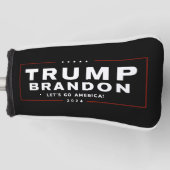 Trump Brandon 2024™ Golf Putter Cover Headcover (Vorderseite)