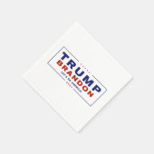 Trump Brandon 2024™ Wahlpapier Napkins Serviette (Ecke)