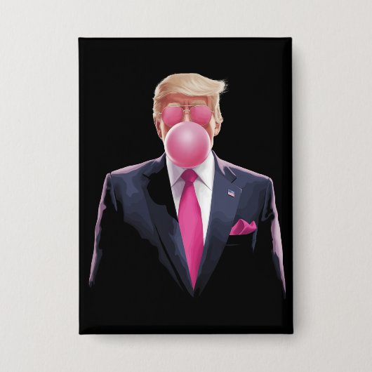 Trump Bubble Gum Button (Vorderseite)