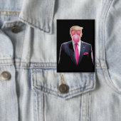 Trump Bubble Gum Button (Insitu)