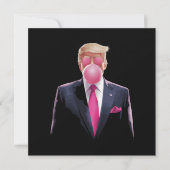 Trump Bubble Gum Einladung (Vorderseite)
