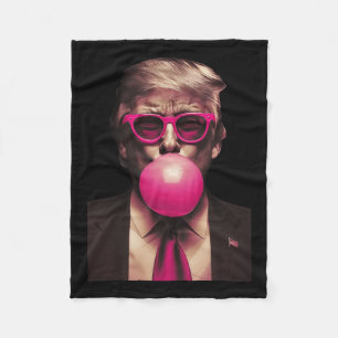Trump Bubble Gum Fleecedecke
