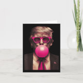 Trump Bubble Gum Funny Karte (Vorderseite)
