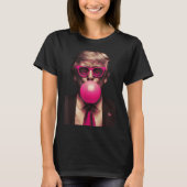 Trump Bubble Gum Funny T-Shirt (Vorderseite)
