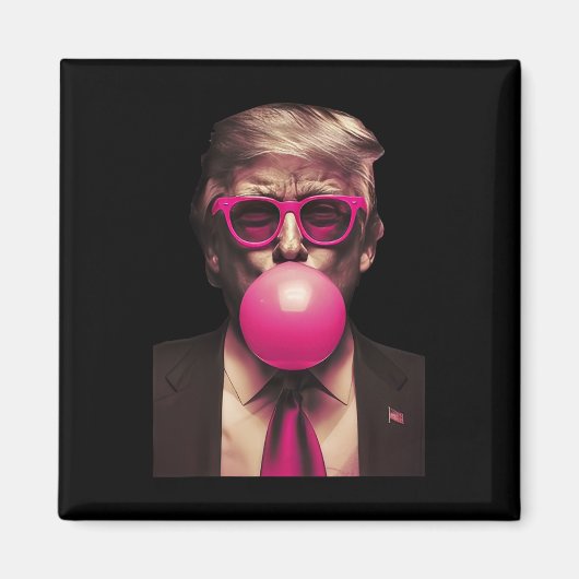 Trump Bubble Gum Magnet (Vorne)