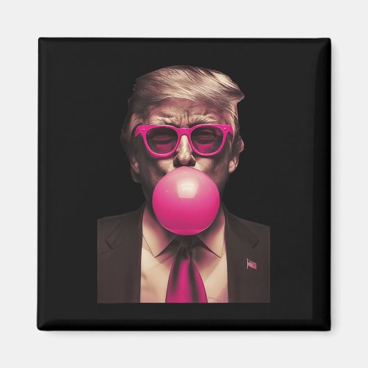 Trump Bubble Gum Magnet (Vorne)