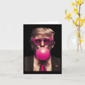 Trump Bubble Gum Pink 2 Karte (Gelbe Blume)