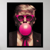 Trump Bubble Gum Pink 2 Poster (Vorne)