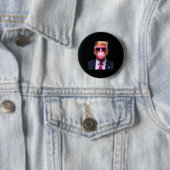 Trump Bubble Gum Pink Button (Beispiel)