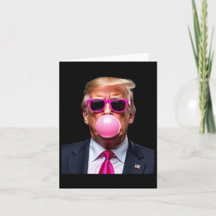 Trump Bubble Gum Pink Karte