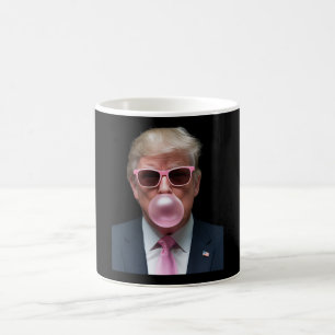 Trump Bubble Gum Pink Lustig USA Präsident Kaffeetasse