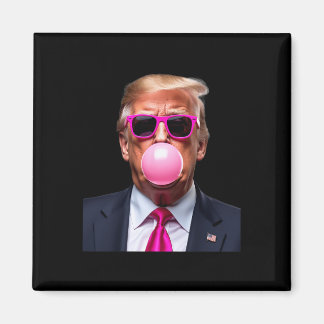 Trump Bubble Gum Pink Magnet
