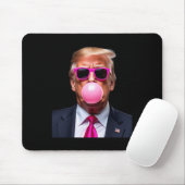 Trump Bubble Gum Pink Mousepad (Mit Mouse)