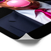 Trump Bubble Gum Pink Poster (Ecke)