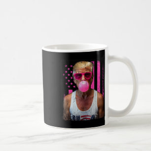 Trump Bubble Gum Pink Sungles Usa Flag Funny Kaffeetasse