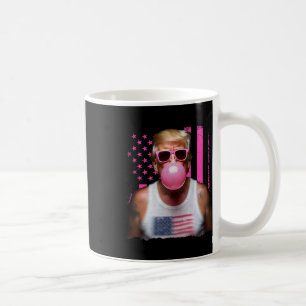 Trump Bubble Gum Rosa Sonnenbrille USA-Flagge Lust Kaffeetasse