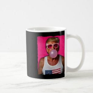 Trump Bubble Gum Rosa Sonnenbrille USA-Flagge Lust Kaffeetasse