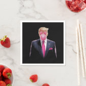Trump Bubble Gum Serviette (Beispiel)