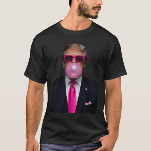 Trump Bubble Gum Shirt 2024 Abstimmung Präsident F (Vorderseite)