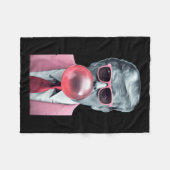 Trump Bubble Gum Yum 1 Fleecedecke (Vorderseite (Horizontal))