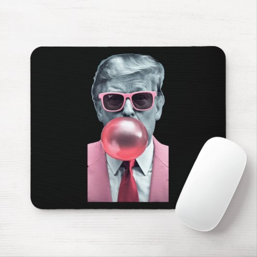 Trump Bubble Gum Yum 1 Mousepad (Mit Mouse)