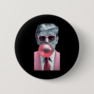 Trump Bubble Gum Yum Button