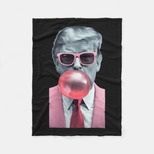 Trump Bubble Gum Yum Fleecedecke