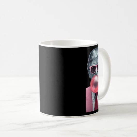 Trump Bubble Gum Yum Kaffeetasse (VorderseiteRechts)