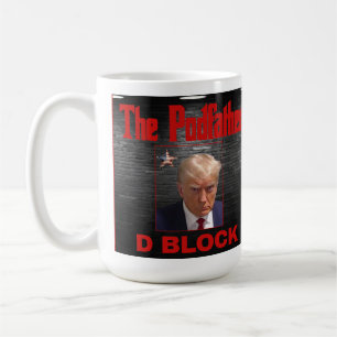 Trump bucht Fulton County Jail, der Podfather Kaffeetasse