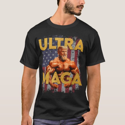 Trump Buff Ultra Maga T-Shirt (Vorderseite)