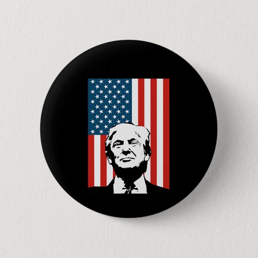 Trump Bulletproof Button (Vorderseite)