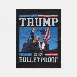 Trump: Bulletproof Fight Legend Donald Trump 2 Fleecedecke
