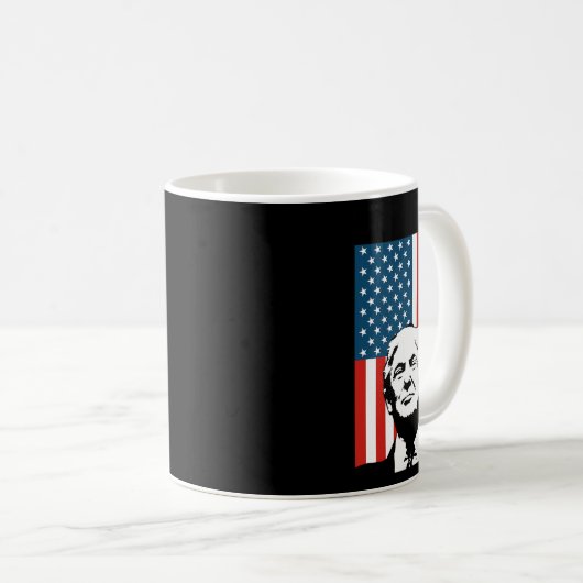 Trump Bulletproof Kaffeetasse (VorderseiteRechts)