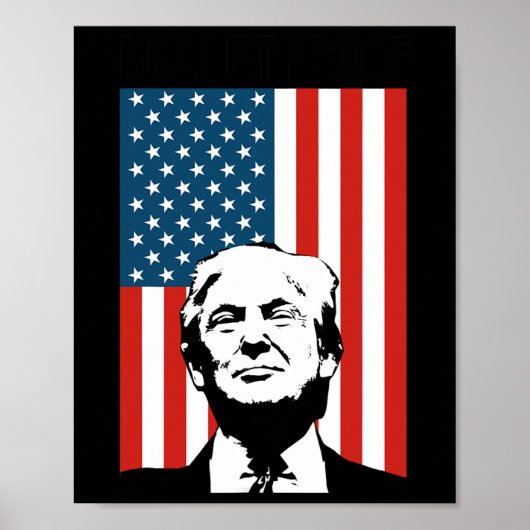 Trump Bulletproof Poster (Vorne)