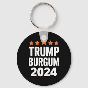 Trump Burgum für Präsident 2024 USA-Wahl Schlüsselanhänger