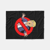 Trump Busters Resist Shirt Fleecedecke (Vorderseite (Horizontal))