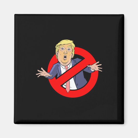 Trump Busters Resist Shirt Magnet (Vorne)