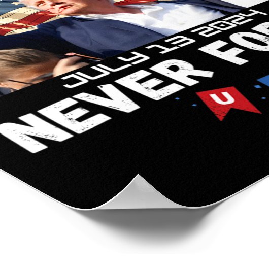 Trump Butler Pennsylvania Vergiss nie Poster (Ecke)