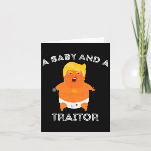 Trump Byby und ein verräter, lustiger Trump-Präsid Karte