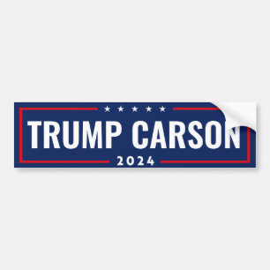 TRUMP CARSON 2024 AUTOAUFKLEBER