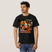 Trump - Cartoon der Spotterie T-Shirt (Vorne ganz)