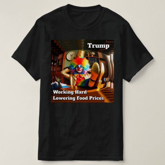 Trump - Cartoon der Spotterie T-Shirt (Design vorne)