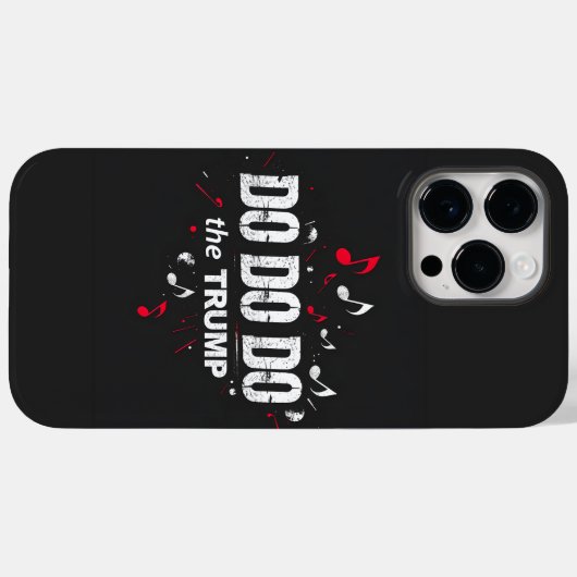 Trump Case-Mate iPhone Hülle (Rückseite (Horizontal))