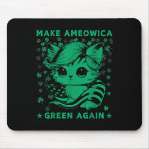 Trump Cat Kitten macht Ameowica wieder grün USA Mousepad