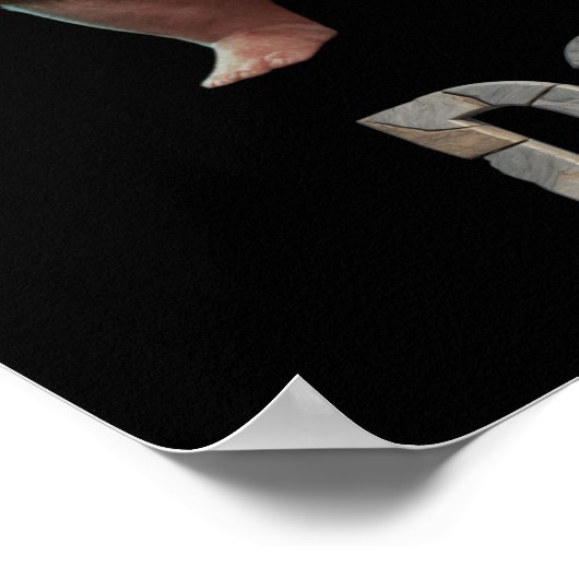 Trump Caveman Poster (Ecke)