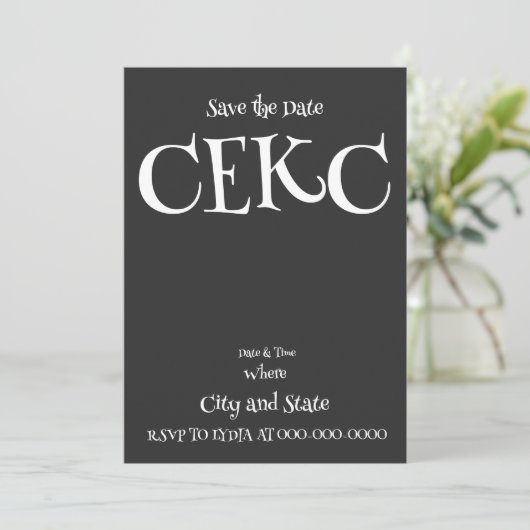 Trump CEKC Einladung (Stehend Vorderseite)