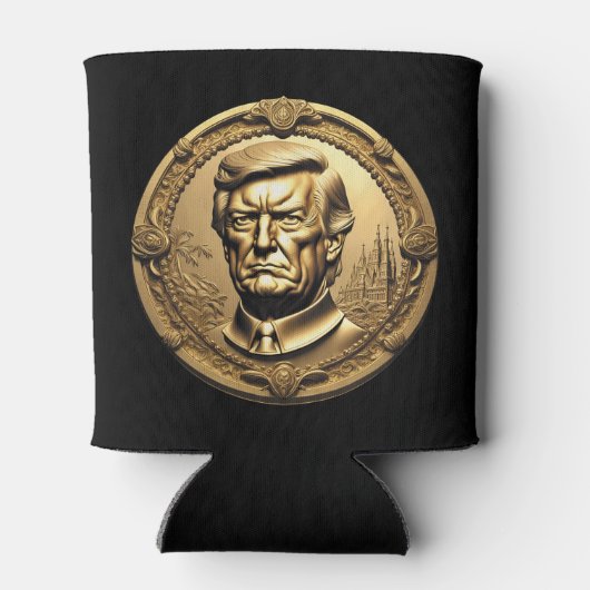 TRUMP CGI Collectible Gold Art Coin Doubloon Dosenkühler (Rückseite)