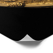 TRUMP CGI Collectible Gold Art Coin Doubloon Poster (Ecke)