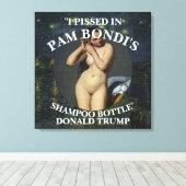 Trump Chicken Finger Jesus Republikanisches Urin-P Leinwanddruck (Insitu (Holzboden))